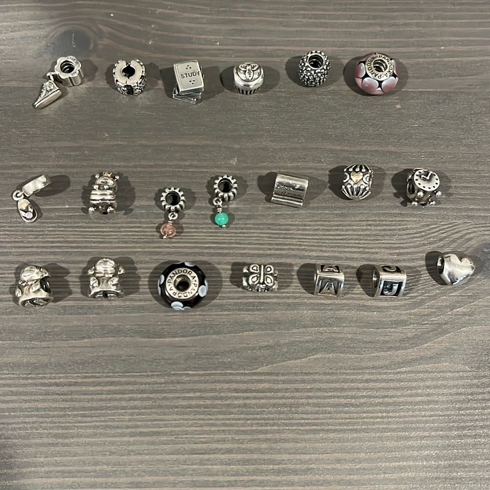 Pandora charms. $15 each. Take one or all.
